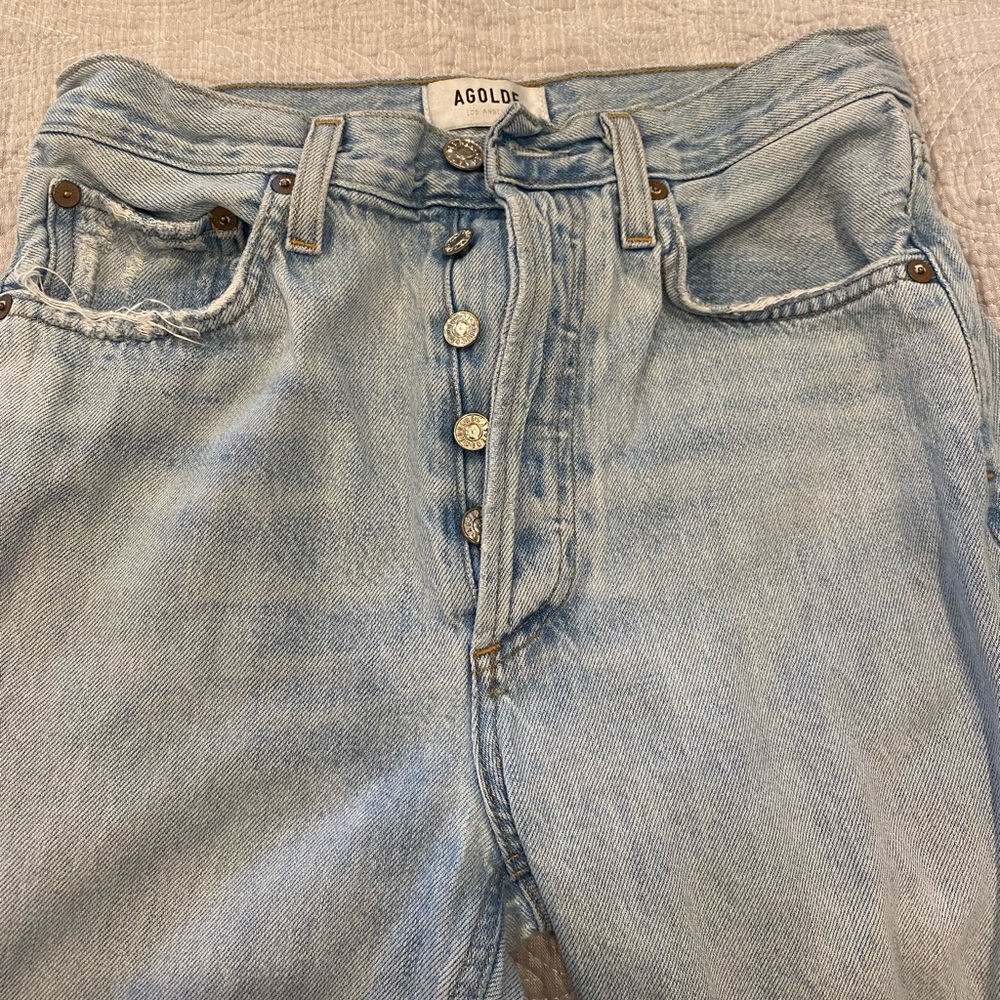 Agolde Riley Jeans Size 26 - Picture 2 of 4